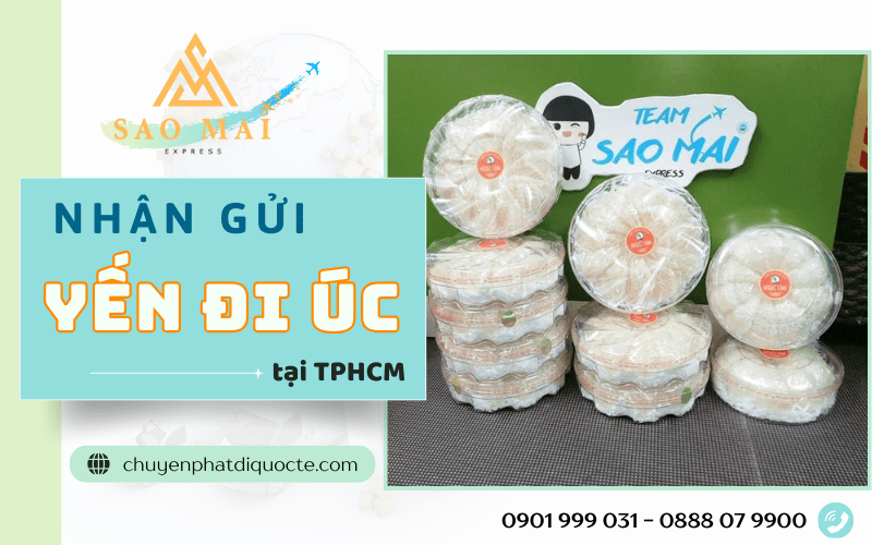 gửi yến đi Úc