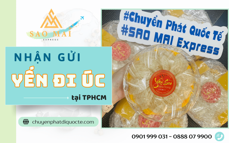 gửi yến đi Úc