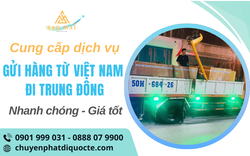 gửi hàng đi Trung Đông