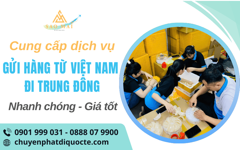 gửi hàng đi Trung Đông