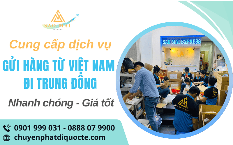 gửi hàng đi Trung Đông