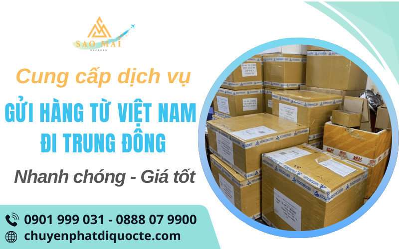 gửi hàng đi Trung Đông